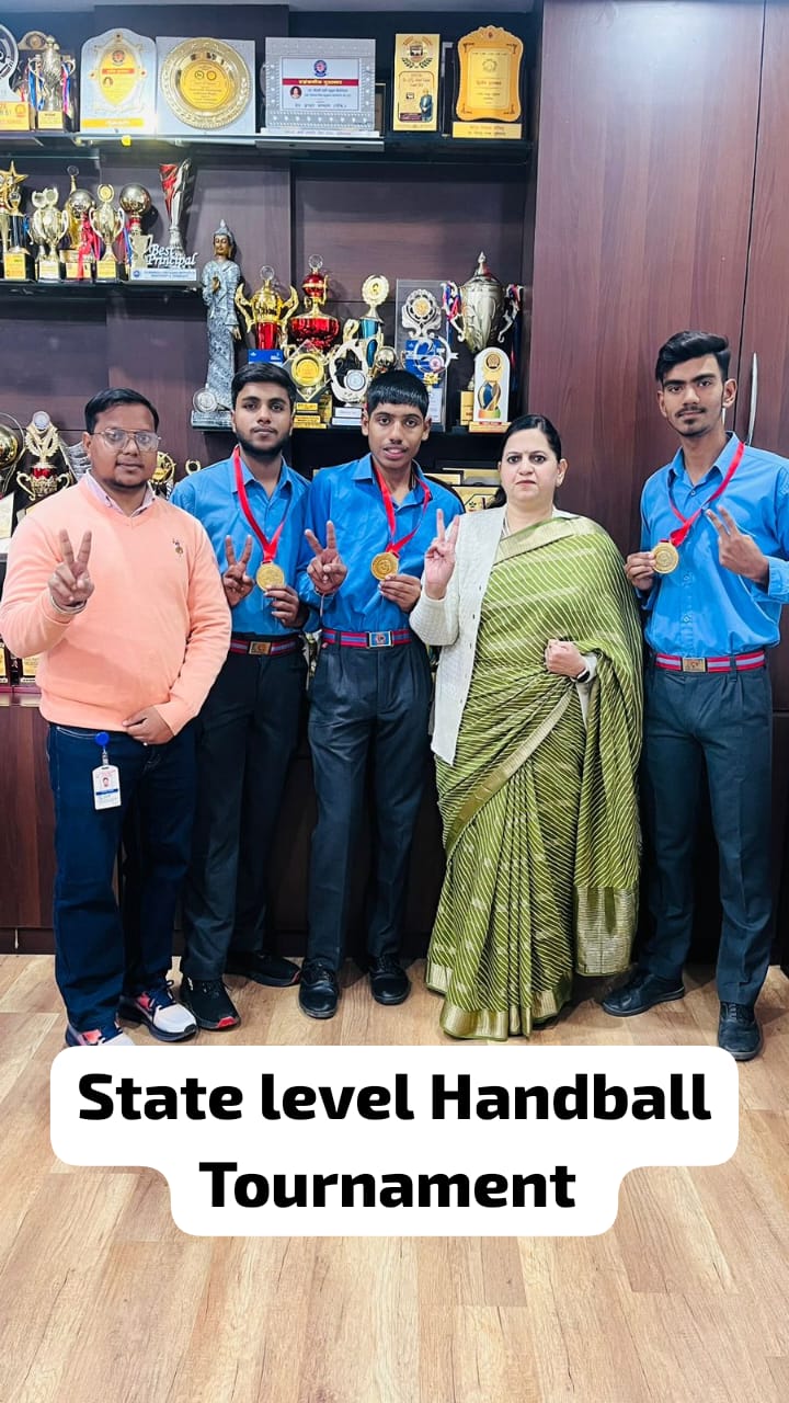 BVM KITCHLU NAGAR STUDENTS LEAD THE TEAM TO VICTORY IN STATE LEVEL HANDBALL TOURNAMENT